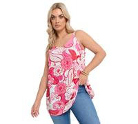 Yours Curve Tropical Cami Vest Top - Women's - Plus Size Curve