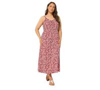 Yours Curve Tropical Keyhole Dress - Women's - Plus Size Curve