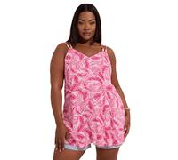 Yours Curve Tropical Leaf Print Cami Top - Women's - Plus Size Curve