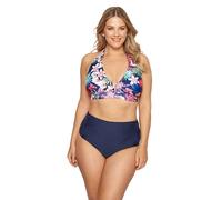 Yours Curve Navy Tummy Control Bikini Brief - Women's - Plus Size Curve