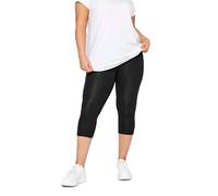 Yours - Curve Tummy Control Soft Touch Stretch Cropped Leggings - Women's - Plus Size Curve