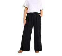 Yours Curve Twill Formal Trousers - Women's - Plus Size Curve Black