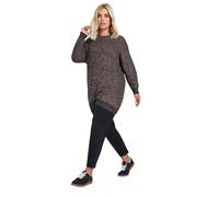 Yours Curve Twist Knitted Jumper - Women's - Plus Size Curve Brown