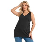 Yours Curve V-Neck Core Vest Top - Women's - Plus Size Curve