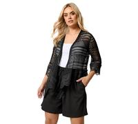 Yours Curve Blue Waterfall Cardigan - Women's - Plus Size Curve