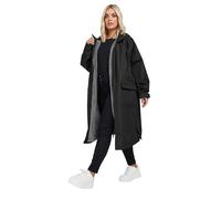 Yours Curve Waterproof Fleece Lined Robe - Women's - Plus Size Curve