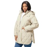 Yours Curve White Diamond Quilted Lightweight Jacket - Women's - Plus Size Curve