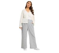 Yours Women's Pointelle Knitted Cardigan in Ivory | Size: 26-28 Yours Ivory 26-28