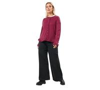 Yours Curve Wine Frill Trim Cardigan - Women's - Plus Size Curve