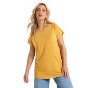 Yours Curve Yellow Core Basic T-Shirt - Women's - Plus Size Curve