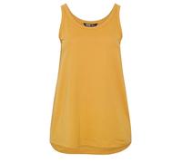 Yours Curve Yellow Core Vest Top - Women's - Plus Size Curve