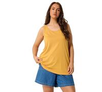 Yours Curve Yellow Core Vest Top - Women's - Plus Size Curve