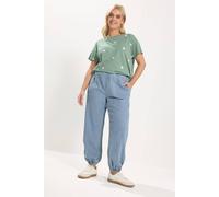 Yours Curve Denim Pull On Cuffed Jeans - Women's - Plus Size Curve