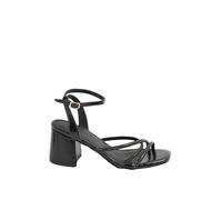 Yours - Diamante Asymmetric Block Heels In Wide E Fit & Extra Wide Eee Fit - Women's