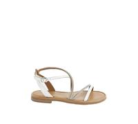 Yours - Diamante Asymmetric Strap Sandals In Wide E Fit - Women's