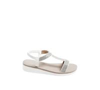 Yours - Diamante Strap T-Bar Sandals In Wide E Fit - Women's