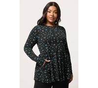 Yours Ditsy Floral Peplum Top Multi 18