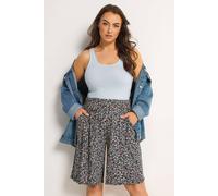 Yours Ditsy Floral Shorts Multi