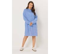 Yours Drape Pocket Dress In Blue Blue 18