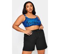 Yours Curve Drawstring Swim Shorts - Women's - Plus Size Curve Black