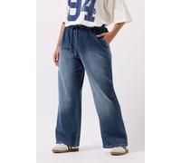 Yours Curve Drawstring Wide Leg Jeans - Women's - Plus Size Curve Blue