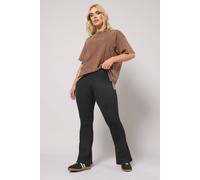 Yours Curve Flared Leggings - Women's - Plus Size Curve Black