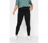 Yours Curve Elasticated Insert Shaper Stretch Jeggings - Women's - Plus Size Curve Black