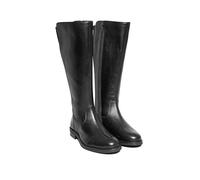 Yours - Elasticated Knee High Leather Boots In Wide E Fit & Extra Wide Eee Fit - Women's