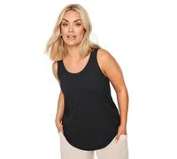Yours Essential Curve Soft Stretch Jersey Cami Vest Tank Top - Women's - Plus Size Black