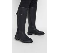 Yours - Faux Leather Stretch Knee High Boots In Extra Wide Eee Fit - Women's