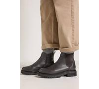 Yours Women's Faux Leather Almond Toe Chelsea Boots In Wide E Fit in Brown | Size: 8E