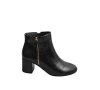 Yours - Faux Leather Block Heel Ankle Boots In Wide E Fit & Extra Wide Eee Fit - Women's