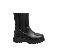 Yours - Faux Leather Chunky Wedge Chelsea Boots In Wide E Fit & Extra Wide Eee Fit - Women's