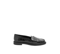Yours - Faux Leather Croc Embossed Loafers in Wide E Fit & Extra Wide Eee Fit - Women's