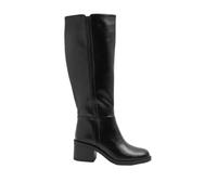 Yours - Faux Leather Knee High Boots In Extra Wide Eee Fit - Women's