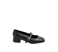 Yours - Faux Leather Mary Jane Block Heels in Extra Wide Eee Fit - Women's Black