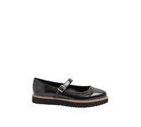 Yours - Faux Leather Mary Janes in Wide E Fit - Women's Black