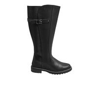 Yours - Faux Leather Stretch Knee High Boots In Extra Wide Eee Fit - Women's