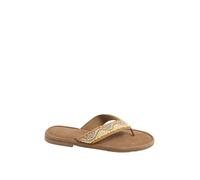 Yours - Faux Suede Beaded Sandals In Wide E & Extra Wide Eee Fit - Women's