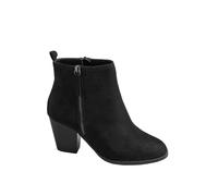 Yours - Faux Suede Block Heel Ankle Boots In Wide E Fit & Extra Wide Eee Fit - Women's