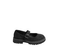 Yours - Faux Suede Chunky Mary Jane Shoes in Wide E Fit & Extra Wide Eee Fit - Women's Black