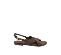 Yours - Faux Suede Cross Over Strap Sandals In Wide E & Extra Wide Eee Fit - Women's