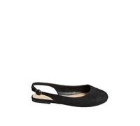 Yours - Faux Suede Slingback Pumps in Extra Wide Eee Fit - Women's Black