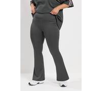 Yours Women's Flared Active Leggings in Grey | Size: 26/28
