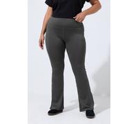 Yours Flared Active Leggings In Grey Grey