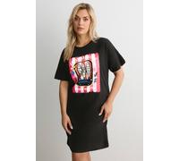 Yours Women's 'Fresh Sardines' Sleep Tee Nightdress in Black | Size: 38-40 Yours Black 38-40