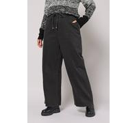 Yours Front Seam Wide Leg Jeans In Black Black 24