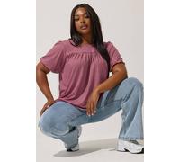 Yours Limited Collection Curve Gingham Tie Back Top - Women's - Plus Size Curve Red