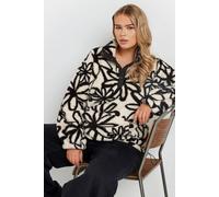 Yours Half Popper Fleece In White White 26-28
