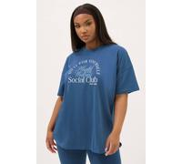 Yours 'health & Wellness' Active Top In Blue Blue 22-24
